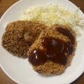 わっきー0424's cooksnap of when they made ヘルシー＆大満足♪キャベツ入りメンチカツ.