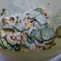 makichaki's cooksnap of when they made ちくわときゅうりとたまごのマヨサラダ.