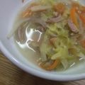 ケム's cooksnap of when they made 春キャベツとごぼうのスープ.