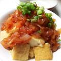 ユーロン's cooksnap of when they made レンジのみ!!厚揚げでエビチリ風♪.