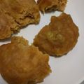 はらピーナッツ's cooksnap of when they made 離乳食後期から〜バナナきな粉蒸しパン〜.