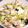 亜矢佳's cooksnap of when they made 一人鍋で鶏すき焼きうどん.