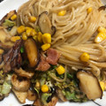 あんじぃ☆藍's cooksnap of when they made 豆苗とちくわの和風パスタ♫.
