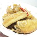 watyami's cooksnap of when they made ◇鶏手羽先とごぼう、こんにゃくのみそ煮♪.