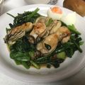 夏目隕石's cooksnap of when they made ☆広島名物☆うにホーレン♡.