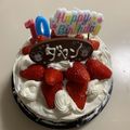 わんにゃんパラダイス's cooksnap of when they made 炊飯器で誕生日ケーキ（≧∇≦）.