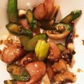 あやこんぬ＊'s cooksnap of when they made タコとアスパラのガーリック炒め☆.