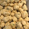 upland's cooksnap of when they made フライパンと割り箸で☆鶏つくねの照り焼き.