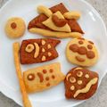 まーさんれなさん's cooksnap of when they made 端午の節句☆鯉のぼりアンパンマンクッキー.