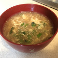 ギルモア's cooksnap of when they made 簡単！かちょーのふわっふわたまごスープ.