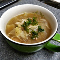 卯月のうさぎ２０１４'s cooksnap of when they made 新玉ねぎと舞茸のしょう油麹スープ.