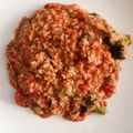 みゅんたろ's cooksnap of when they made オートミールで鯖缶トマトリゾット♡.