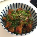 るかーる's cooksnap of when they made 1人ランチに♡スタミナうま辛鶏丼.