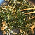 やんしゅ's cooksnap of when they made 簡単☆しらすと切り昆布のにんにく炒め☆.