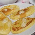 かなぱぱキッチン's cooksnap of when they made 強力粉と薄力粉でふわふわホットケーキ.