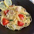 *nana*'s cooksnap of when they made タコの冷製カッペリーニ～大葉をのせて～.