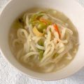 madoh's cooksnap of when they made 豚挽肉ともやし・白菜の煮込みうどん味噌味.