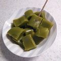 muffin's cooksnap of when they made レンジで作る甘さ控えめの抹茶ういろう.