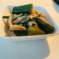 CONAMI♡'s cooksnap of when they made めんつゆで簡単♪オクラとえのきのお浸し.