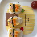 なお*2's cooksnap of when they made ＊キャラ弁＊簡単★玉子寿司ＤＥこいのぼり.