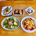 komutatata's cooksnap of when they made えび・トマト・きゅうりのミモザサラダ♪.