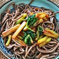 ボン７☆'s cooksnap of when they made 時短簡単♥️胡麻油で炒めセロリ煮浸し蕎麦.