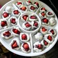 つえちょん's cooksnap of when they made * 苺ミルク味 ❤ 簡単 いちご大福♪.