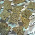 柳さき's cooksnap of when they made ノンオイル！おからときなこのチップス.