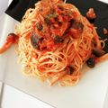 ちゃんさやお's cooksnap of when they made ♪ナスとしめじのトマトソース冷製パスタ♪.