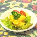 さとみわ's cooksnap of when they made クリーミーなかぼちゃとゆで卵サラダ.