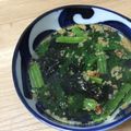 クックK7OIKC☆'s cooksnap of when they made ほうれん草と韓国海苔のクイックスープ.