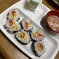 ♡あやたか♡'s cooksnap of when they made １歳の誕生日に！海苔巻き♪.