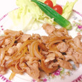 ももこめ's cooksnap of when they made 簡単！豚こましょうが焼き.