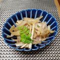 ◎プレミアムロール◎'s cooksnap of when they made 醤油麹deまるごとウドのきんぴら.