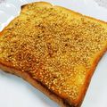 ☆★あんず姫★☆'s cooksnap of when they made 朝食にオススメ！我が家のセサミトースト♪.