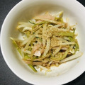 こけし食堂's cooksnap of when they made モヤシときゅうりとハムの簡単！中華サラダ.