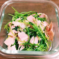 cotecocco's cooksnap of when they made 豆苗とベーコンの塩にんにく炒め.