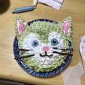 ☆。OZX78Tは's cooksnap of when they made ジェラトーニ 立体キャラケーキ♥ディズニ.