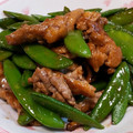 KOKOfkd's cooksnap of when they made 絹さやと牛肉の炒め物.