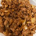 タラまよ's cooksnap of when they made 【龍愛】合いびき肉で☆甘辛肉そぼろ.