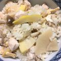 ちゃぎー's cooksnap of when they made 竹の子と鶏肉の生姜炊き込みご飯.