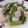 ヌーシ's cooksnap of when they made 帆立とアスパラのレモンバターソテー♪.