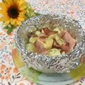 toraちゃん♪'s cooksnap of when they made ほくほくニンニク☆パンチェッタホイル焼き.
