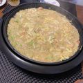 クックGKFIPY☆'s cooksnap of when they made ホットプレートで♡キムチチーズもんじゃ.