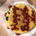タキツセリ's cooksnap of when they made 話題入り★誕生日おかず♡オムライスケーキ.