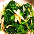 銀河のうさぎ's cooksnap of when they made せりと菊芋のおひたし.
