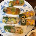 utakata1's cooksnap of when they made ハッピー生春巻き・鯉のぼり.