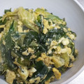 soraolive's cooksnap of when they made 新玉ねぎの葉の卵とじ.