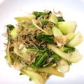 こず☆こず's cooksnap of when they made 青梗菜とカリカリじゃこの醤油炒め.
