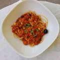magNRK's cooksnap of when they made ツナ缶で簡単・私のプッタネスカ♪.